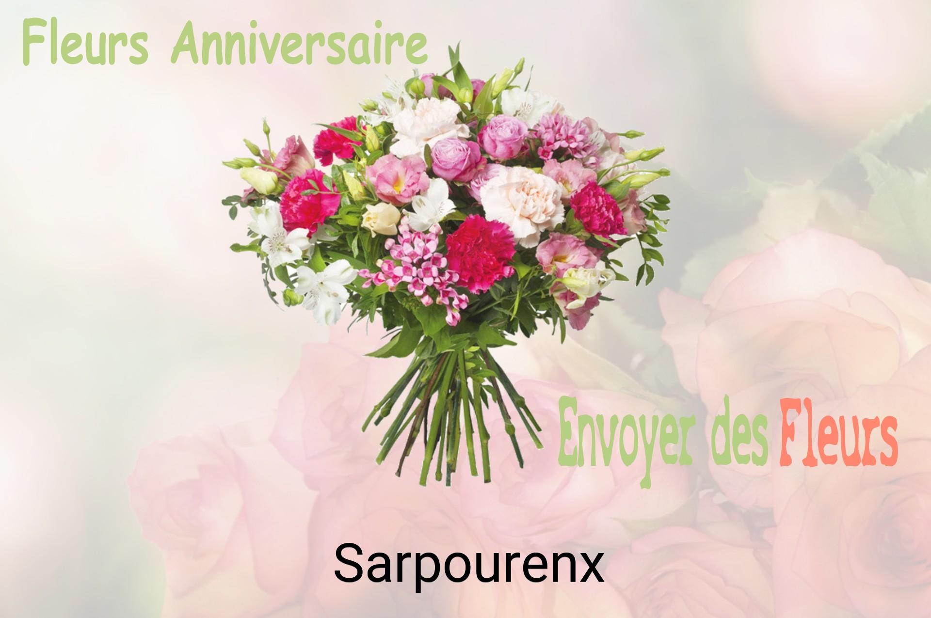 Bouquet de fleurs d’anniversaire livré à Sarpourenx