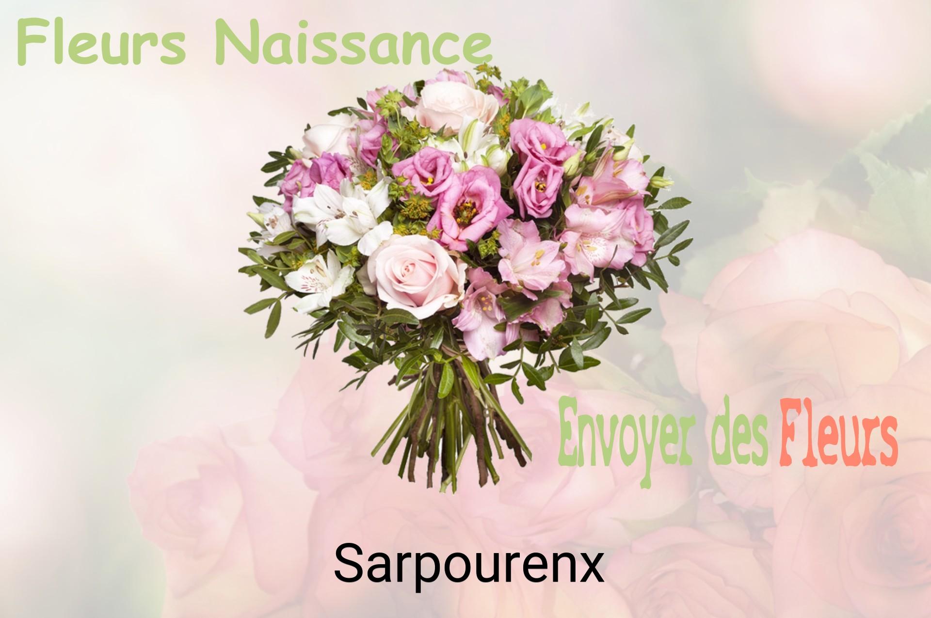 Bouquet de fleurs de naissance livré à Sarpourenx